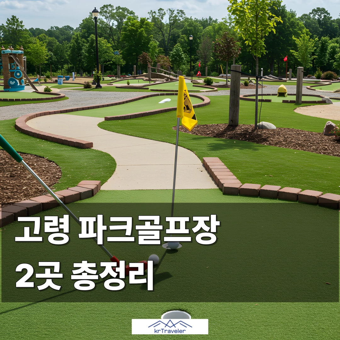 고령 파크골프장 2곳 총정리