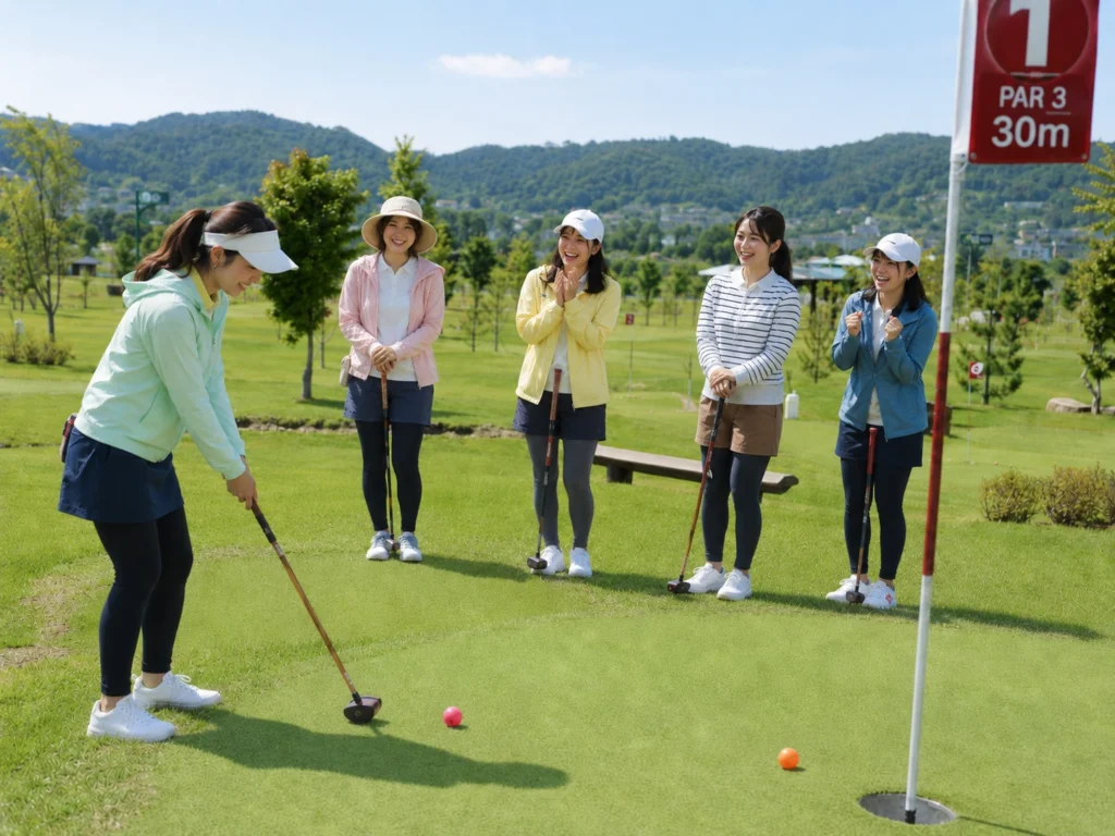 파크골프는 시민들(ai제작)